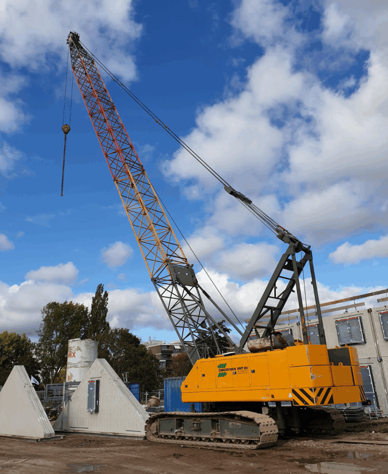 Fushun QUY80 rupskraan in actie