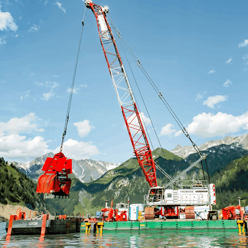 Liebherr HS 8130 rupskraan