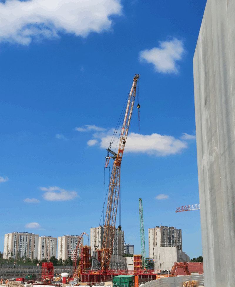 Liebherr LR 1160 rupskraan hijst zware lading