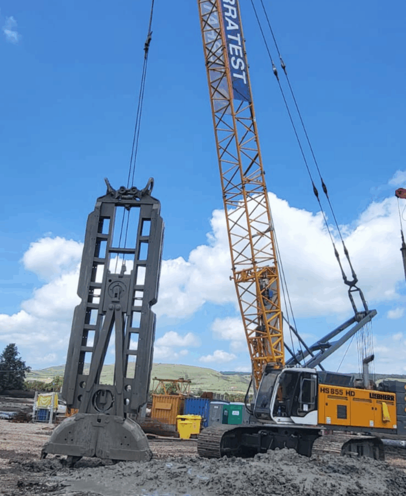 Liebherr HS 855 HD rupskraan uit 2009