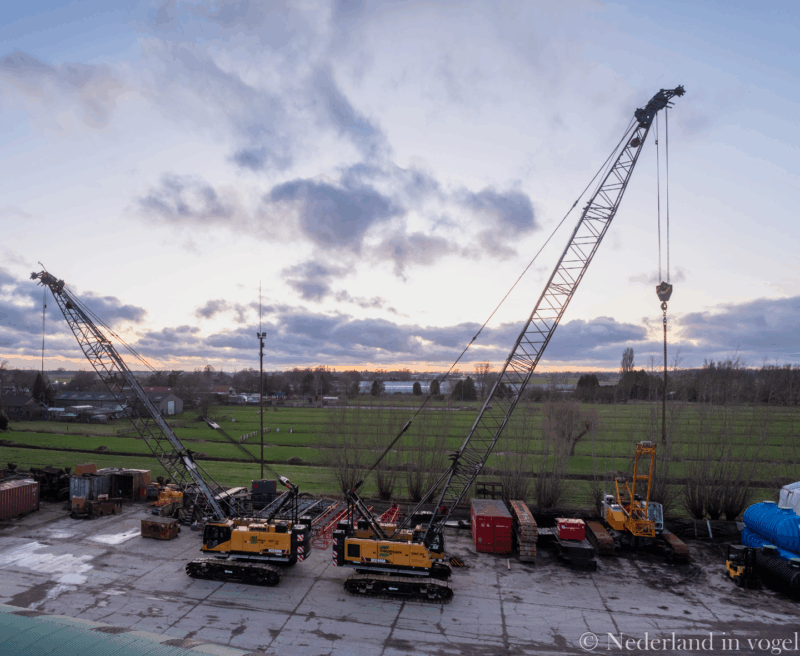 SANY SCE 600A rupskraan uit 2022 in actie op een bouwlocatie