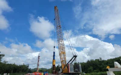 Pont du Lavirot, werken met tropische omstandigheden